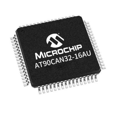 AVR Series Microcontroller IC	Microchip MCU 8-Bit 16MHz 32KB AT90CAN32-16AU